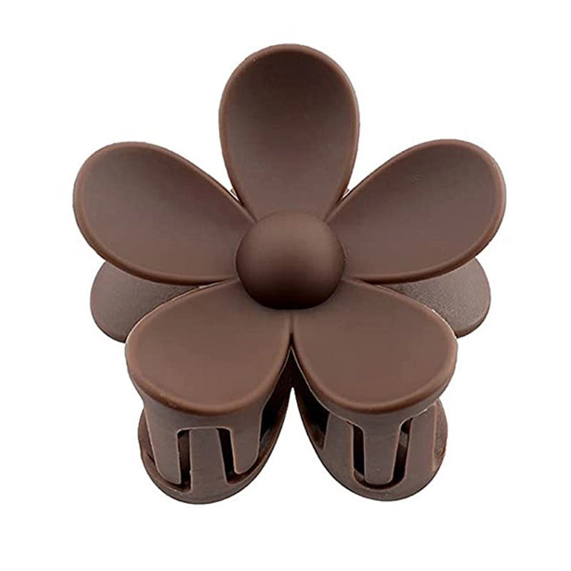 Women’s Sweet Korean Style Flower Plastic Stoving Varnish Hair Claws