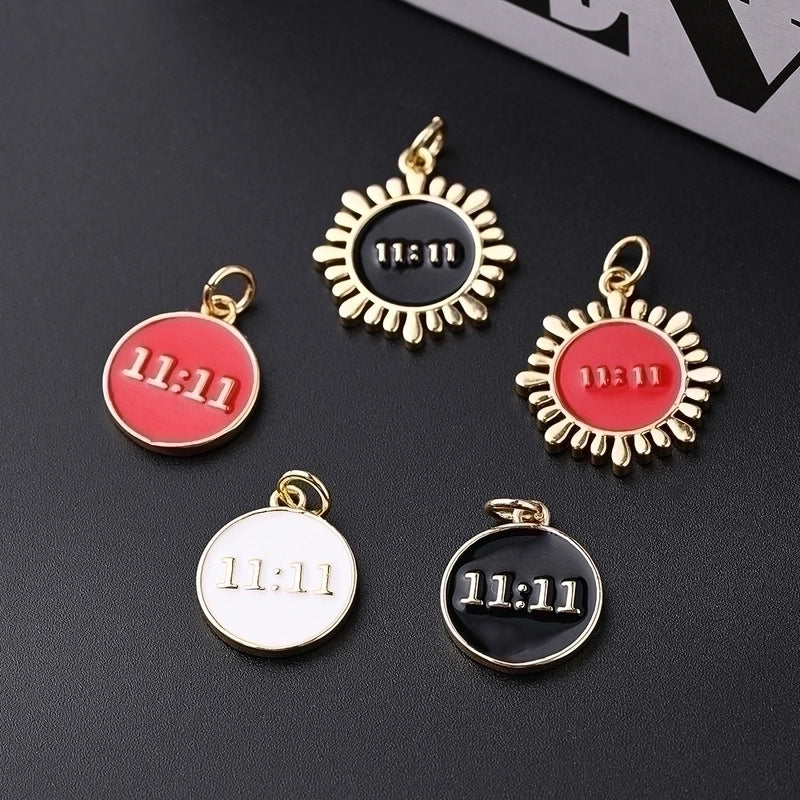 1 Pc/Package 16×13.5mm 20×17.5mm Hole 3~3.9mm Copper 18K Gold Plated Sun Solid Color Polished Pendant