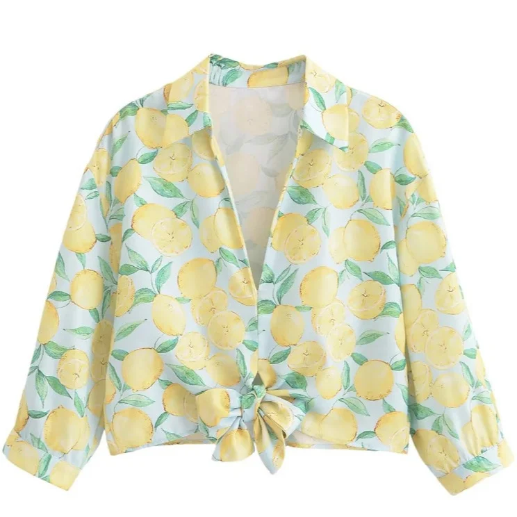 Nigikala Nigikala Women's INS Burst Linen-Blend Printed Shorts Set