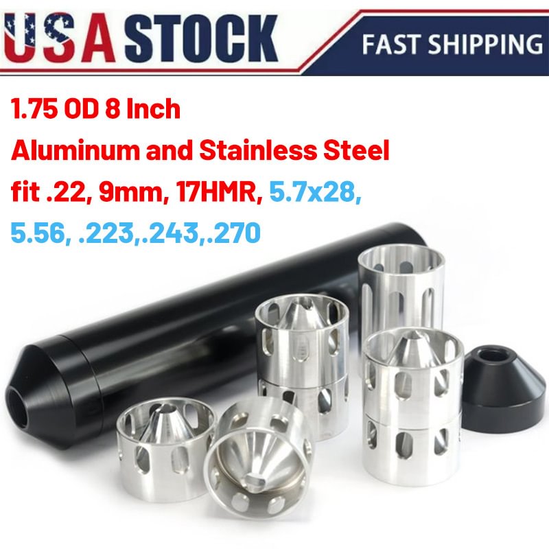 USA STOCK Fuel Filter Long 8 Inch Tube 1 2x28 and 5 8x24 ang 6x Ring Style Cups Aluminum Car Napa 4003 Wix 24003 Oil Catch Solvent Trap Pre Drilled Hole