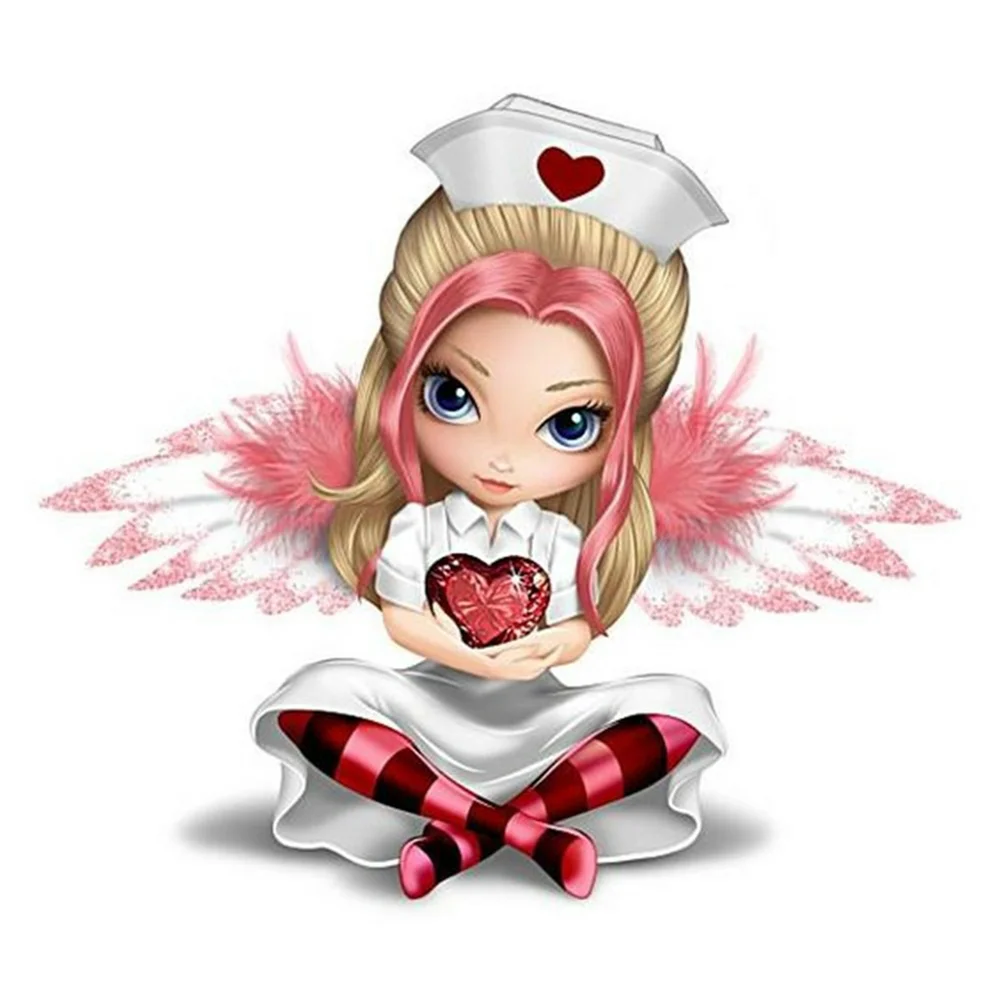 Diamond Painting - Full Round/Square Drill - Elf Girl(30*30 - 50*50cm)