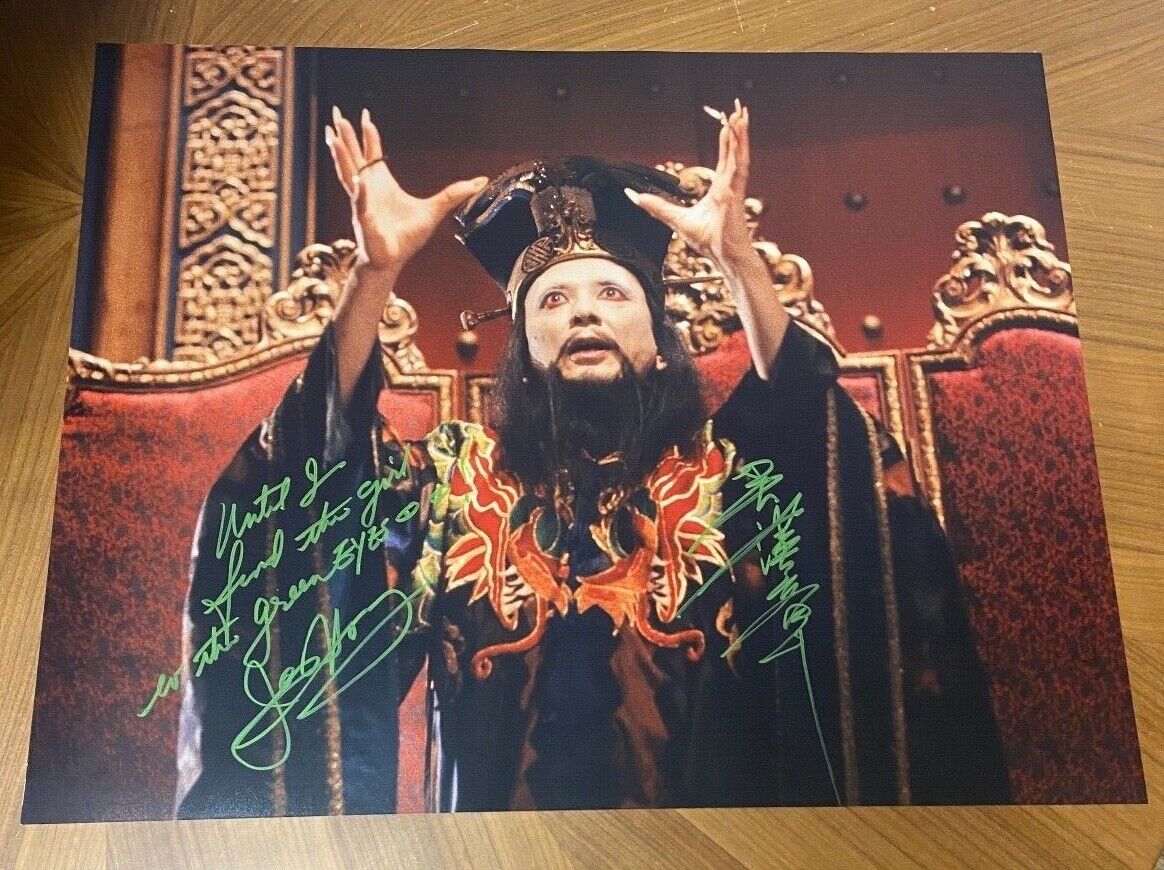 * JAMES HONG * signed 16x20 Photo Poster painting * BIG TROUBLE IN LITTLE CHINA * PROOF * 8