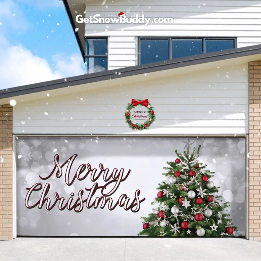 SnowBuddy Garage Door Covers Christmas 2024 Buy 2 Free Shipping