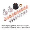 24 Pcs IPT40 Plasma Nozzle Electrode Kit for YESWELDER CUT 55DS Pro CUT 65DS