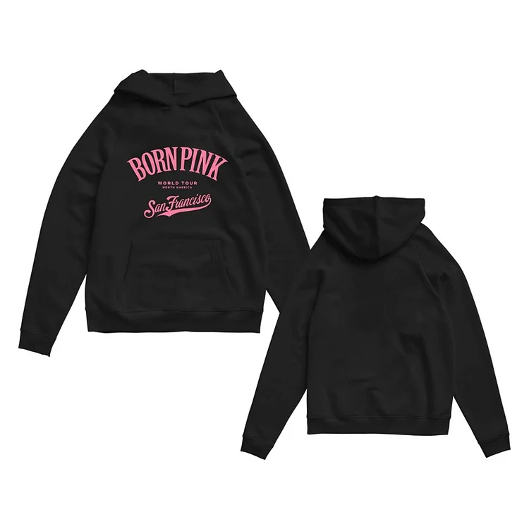 BLACKPINK World Tour BORN PINK San Francisco Encore Logo Hoodie