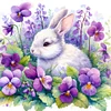 Diamond Painting-DIY Full Round Drill Rabbit(40*40CM)
