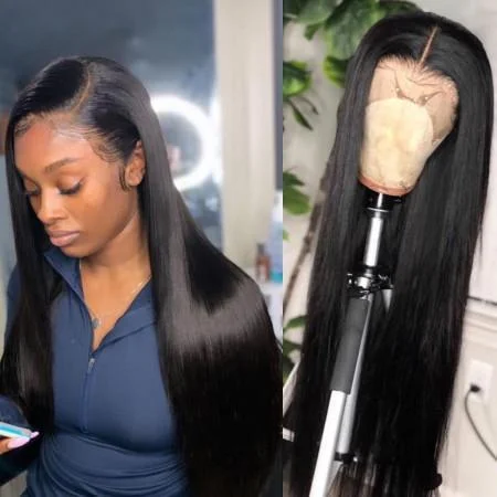 Zaesvini Hair® | Lace Front Wig Silky Straight Virgin Hair