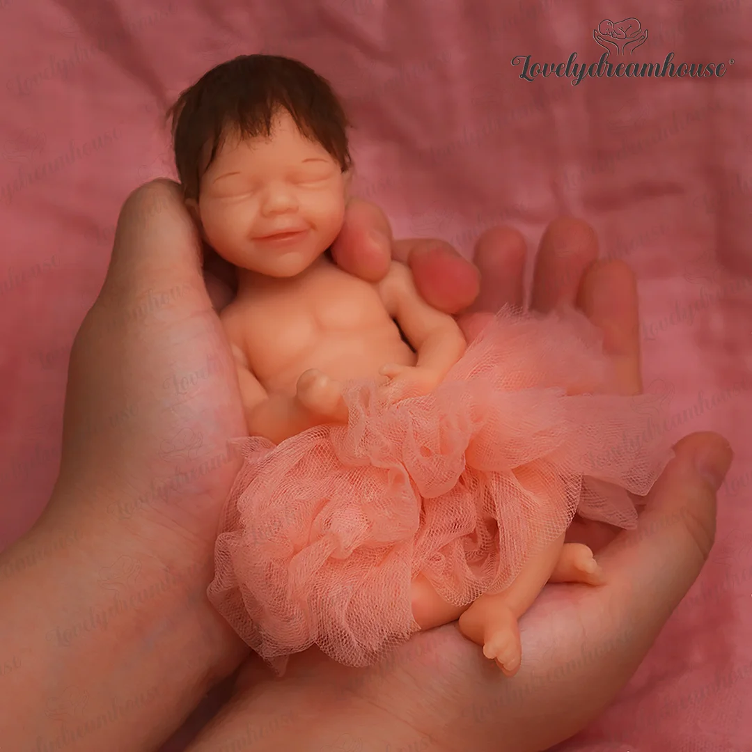 6'' Real lifelike Reborn Patty Full Silicone Small Miniature Baby Doll Girl -Creativegiftss® - [product_tag] RSAJ-Creativegiftss®