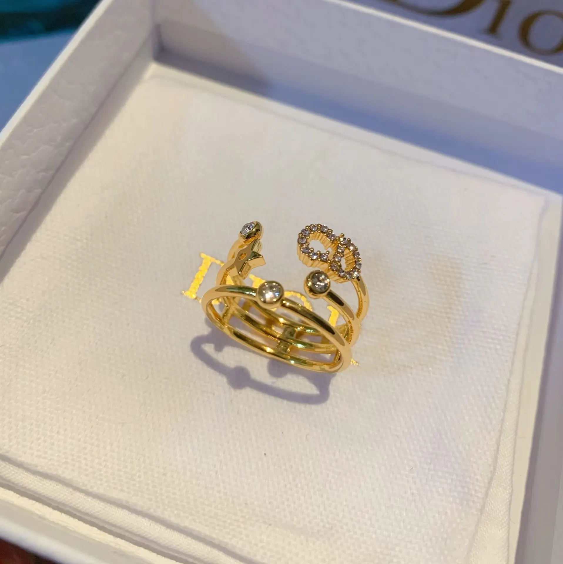 Dior CD Three Layers Ring