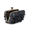 Sequined Silk Banquet Handbag