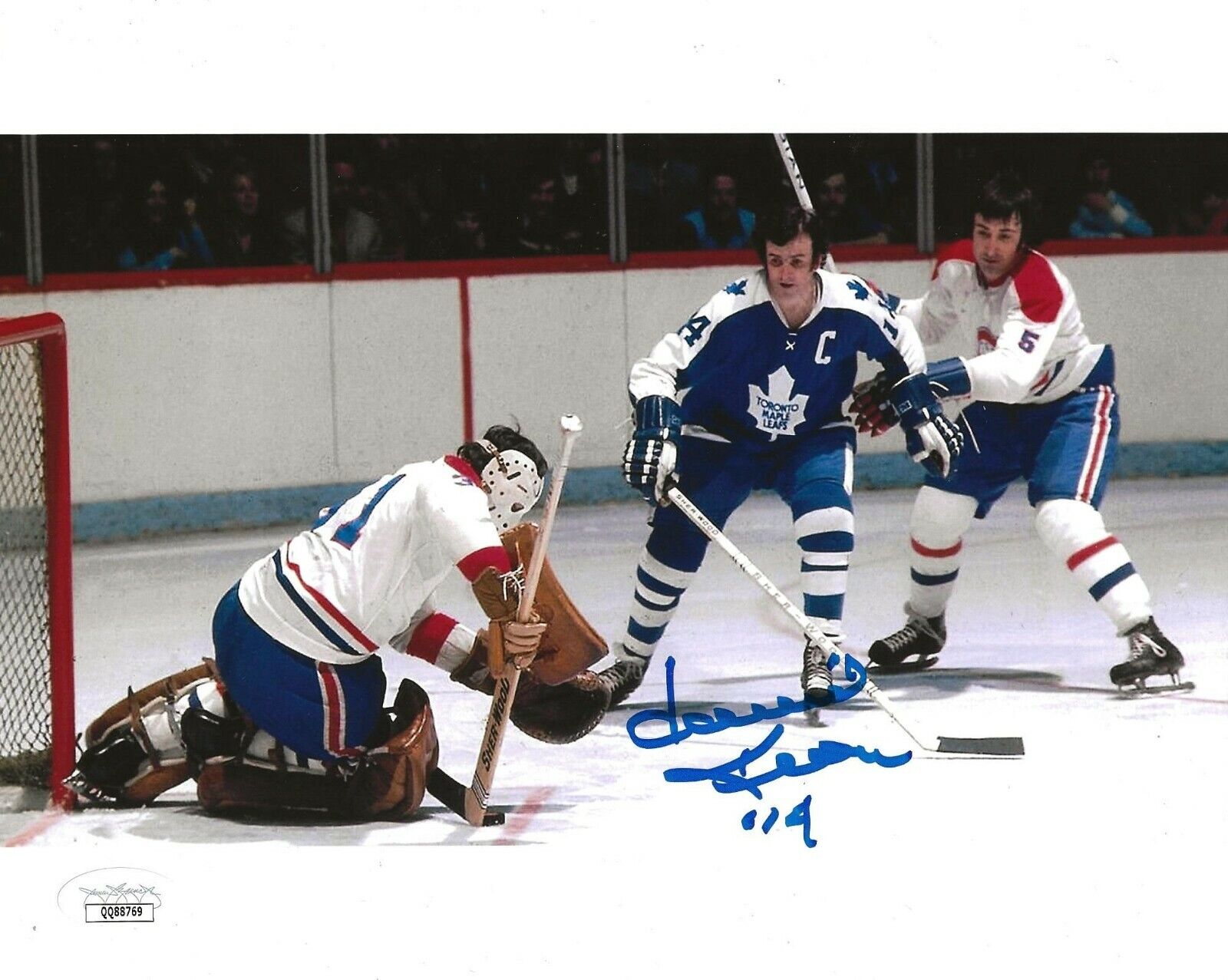 Dave Keon signed Toronto Maple Leafs 8x10 Photo Poster painting autographed HOF 3 JSA