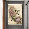 (Big Size)Hummingbird Flower - 11CT Stamped Cross Stitch - 40*60cm