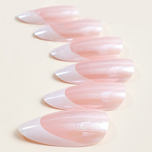 White Edge French Minimalist Nail Patches