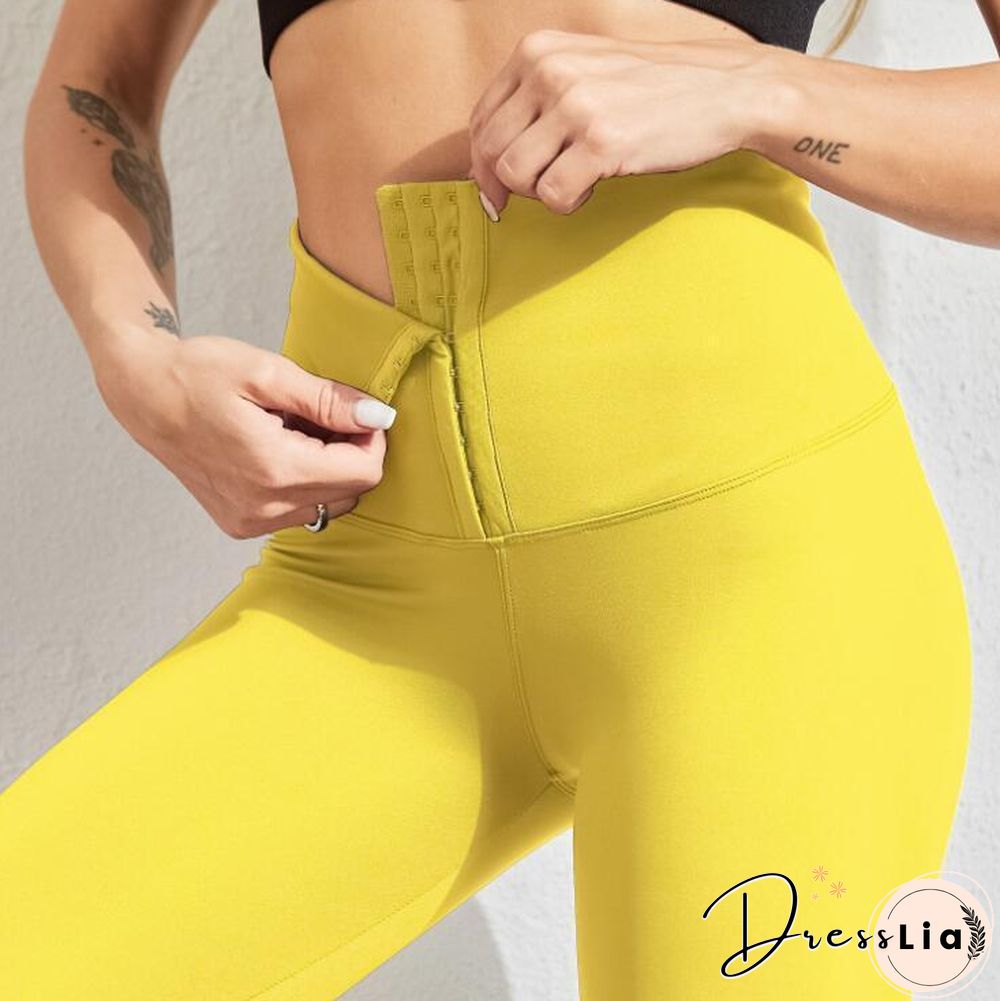 Seamless Waist Cicher Shapewear Sports Leggings