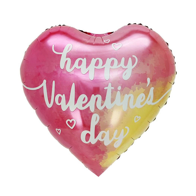 Vacation Minimalist Heart Shape Aluminum Film Travel Daily Balloons