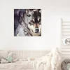 Diamond Painting -DIY Round Drill Wolf Girl(40x40cm)
