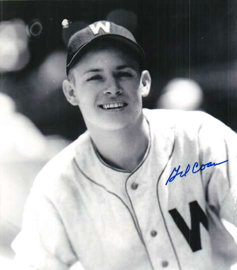 Signed 8x10 GIL COAN Washington Senators Photo Poster painting - COA