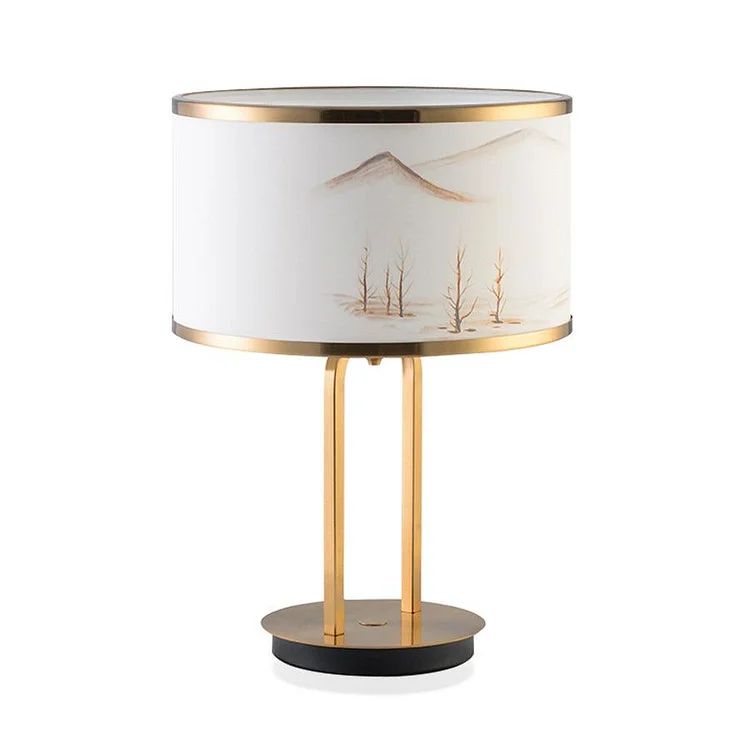 Landscape Painting Table Lamp