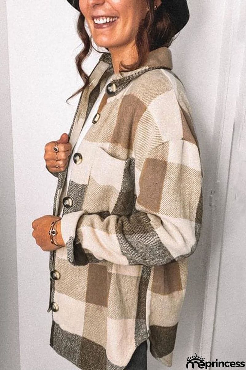 Plaid For Days Button Jackets