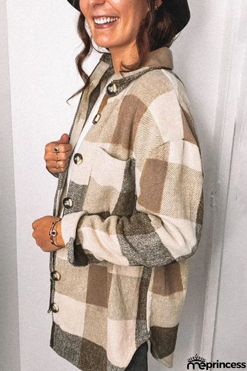 Plaid For Days Button Jackets