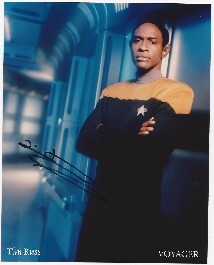 Tim Russ - Star Trek VOY signed Photo Poster painting