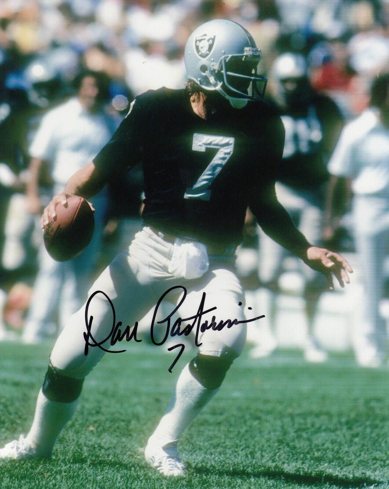 Dan Pastorini #1 8x10 Signed w/ COA Oakland Raiders 032419