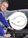 Transmission Dipstick Stainless Braided Hose for Chevrolet GM TH350 TH-400 700R4