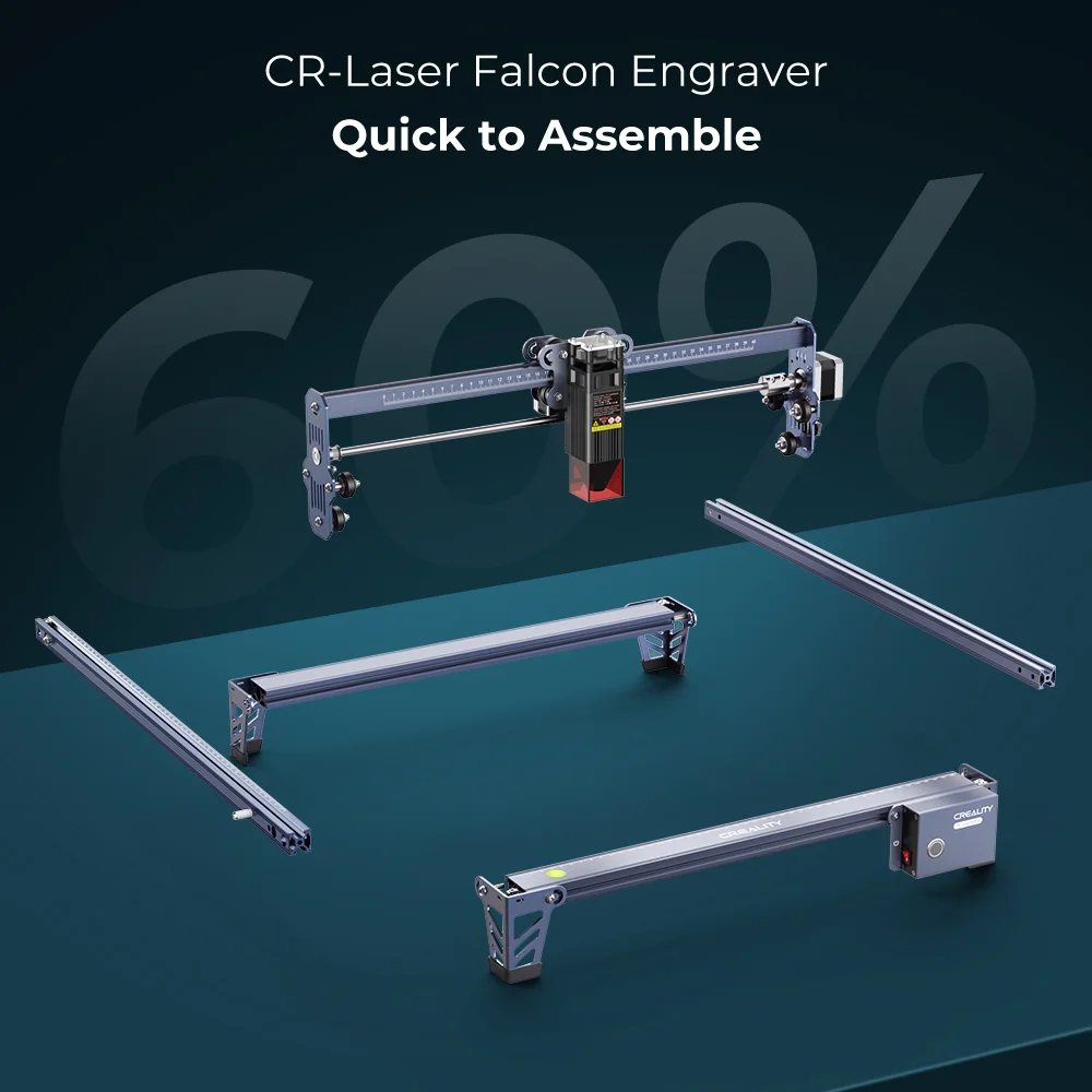 Cr-Laser Falcon 5W - Grabadora laser Madera y otros materiales Creality