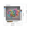 uk.everydayedeals (Limited Stock) Diamond Painting - Full Round - Colorful New Year 2024