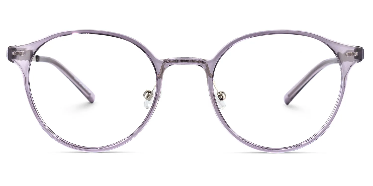Laszlo Lila Rund Brille  Lila