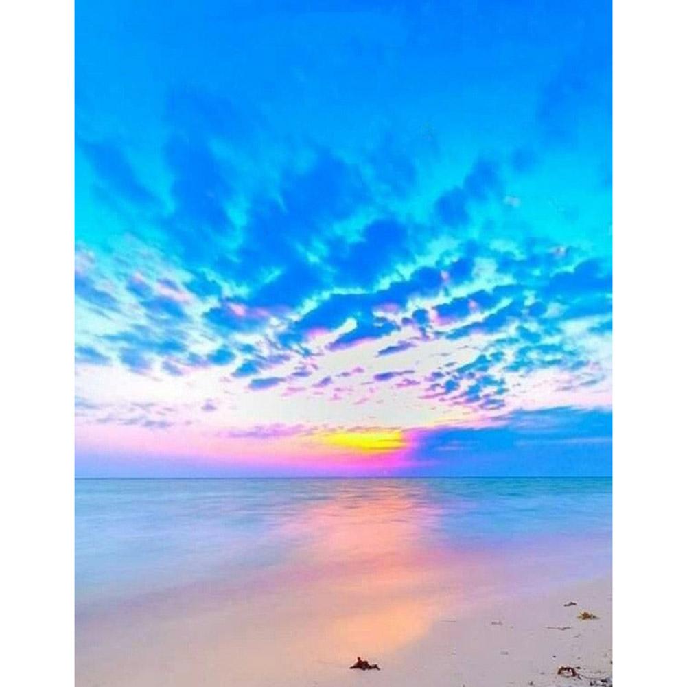 

30*40CM-Round Drill Diamond Painting-Beach, 501 Original