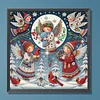 Weihnachten Engel 5d DIY Sonderform Teilbohrer Dimond Gemälde Wanddekor30x30cm
