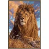 Male lion | Full Round Diamond Painting Kits