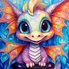 Diamond Painting-DIY Full Round Drill Dragon