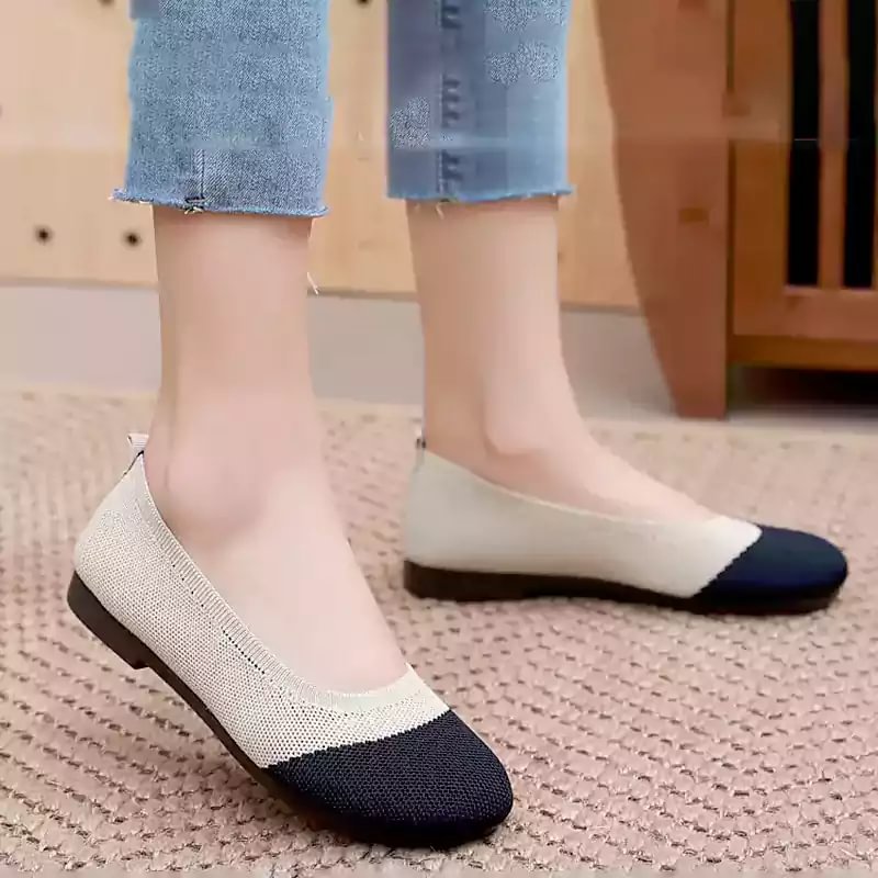 Letclo™ Comfortable flyknit soft sole loafer shoes letclo Letclo