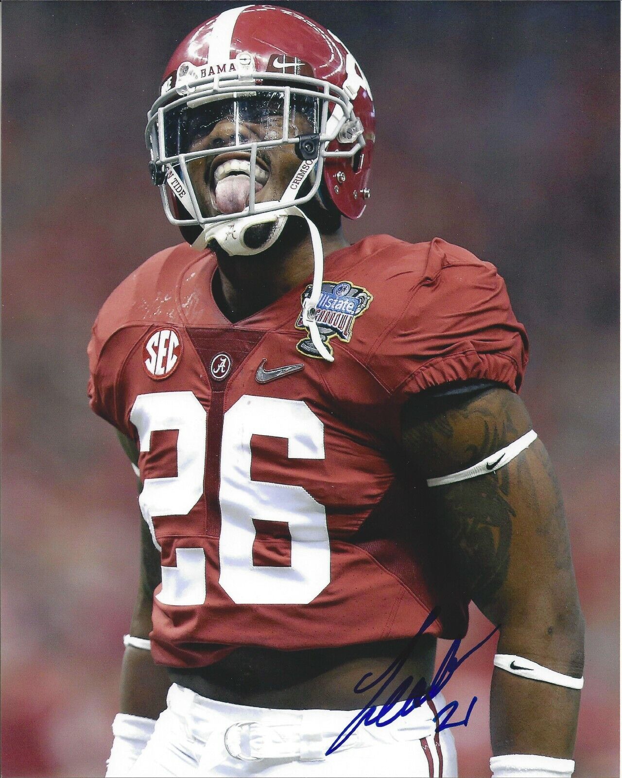 Landon Collins Autographed 8x10 Alabama Washington RedskinsA484