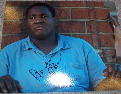 QUINTON AARON THE BLIND SIDE SIGNED AUTOGRAPH 8x10 Photo Poster painting w/PROOF