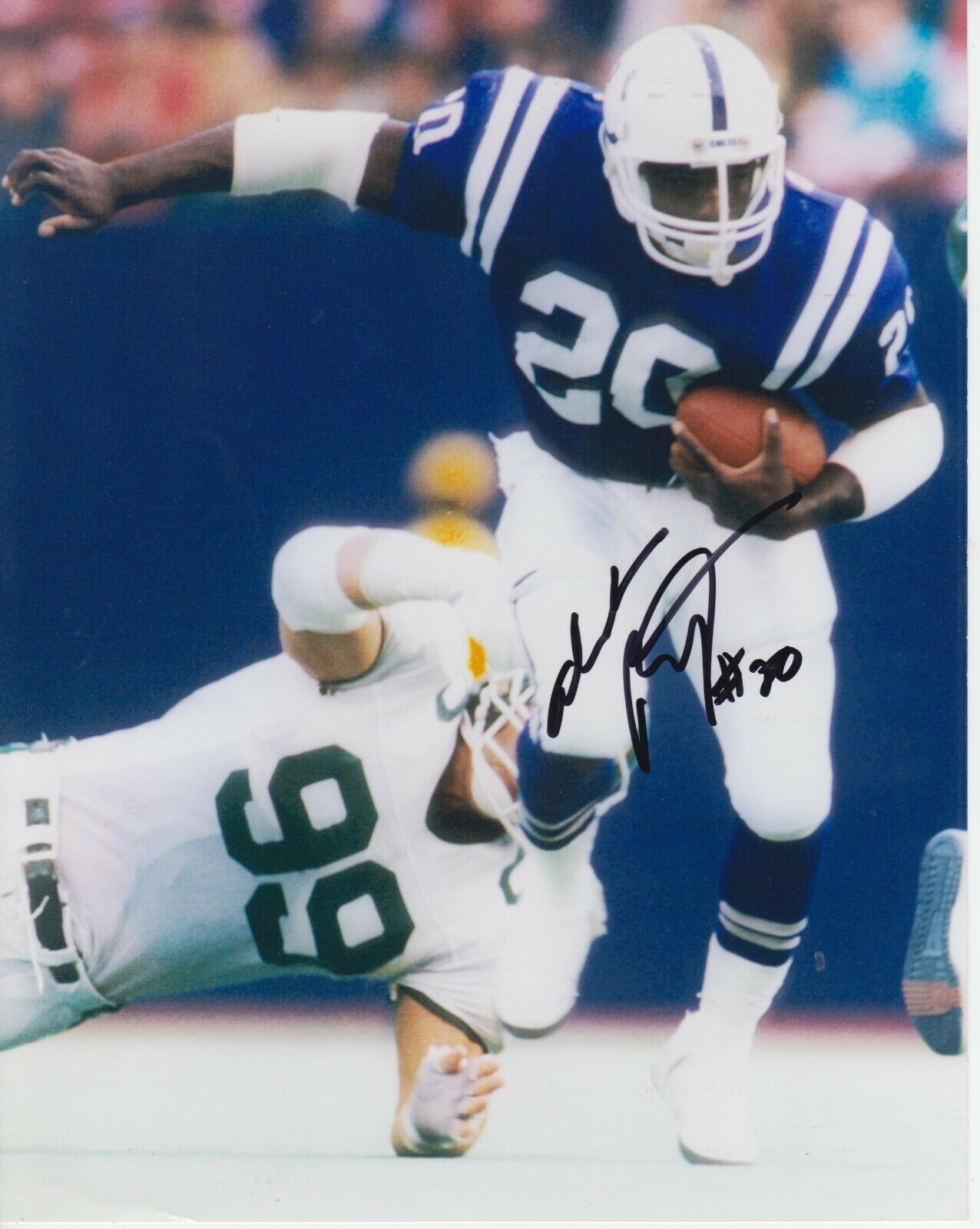 Albert Bentle #0 8x10 Signed Photo Poster painting w/ COA Indianapolis Colts 031019