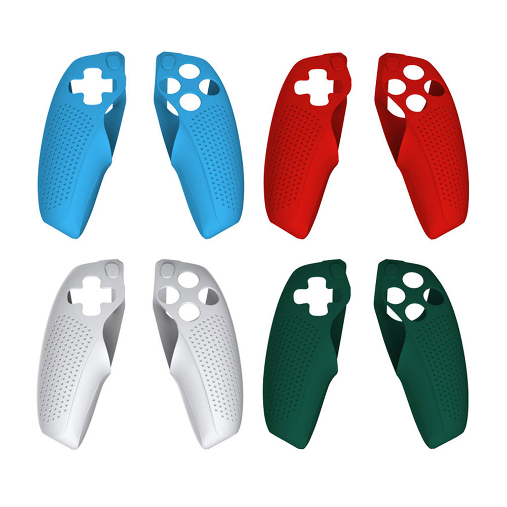 

Gamepad Soft Silicone Non-slip Protective Case Shell for PS5 Thumb Grip Cap, White, 501 Original