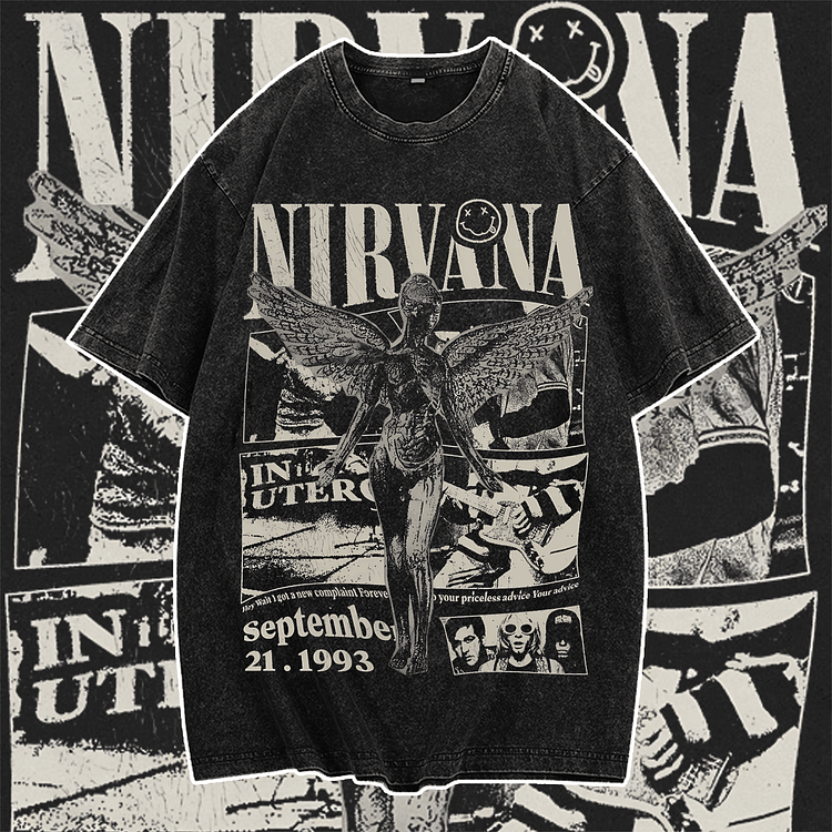 Davidhawaii100% Cotton Casual Retro Rock Band Poster Angel Street T-Shirt - 100% Cotton
