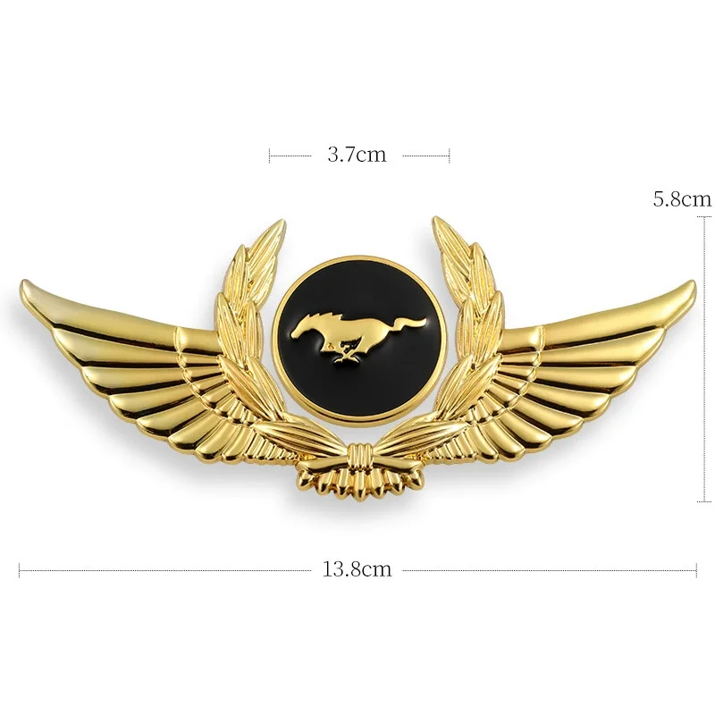 3D car metal badge decorative side label (customized car logo)