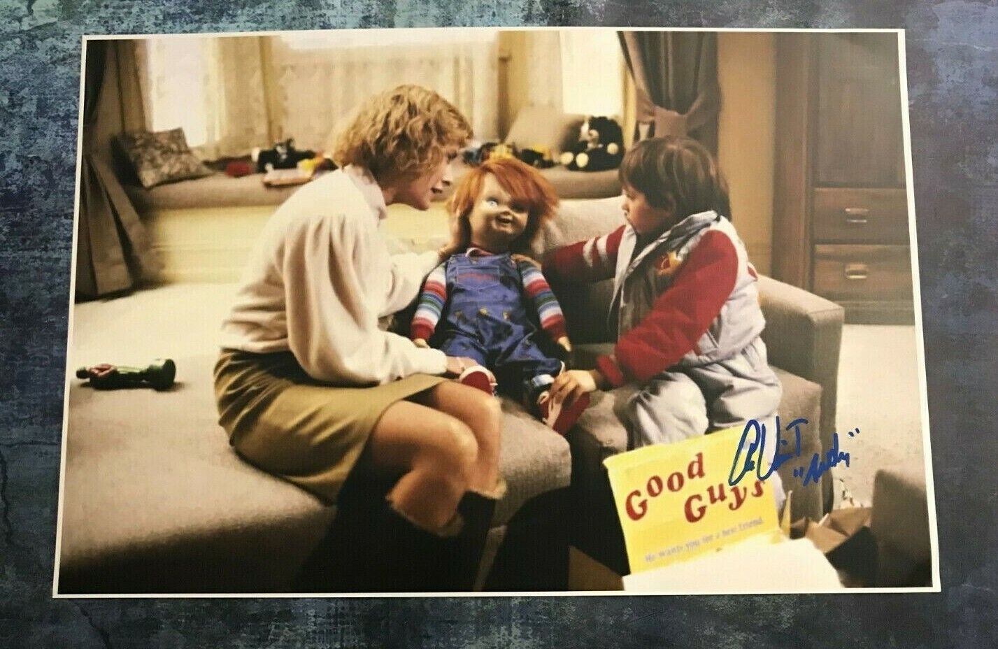 GFA Child's Play Movie Andy * ALEX VINCENT * Signed 12x18 Photo Poster painting PROOF A8 COA