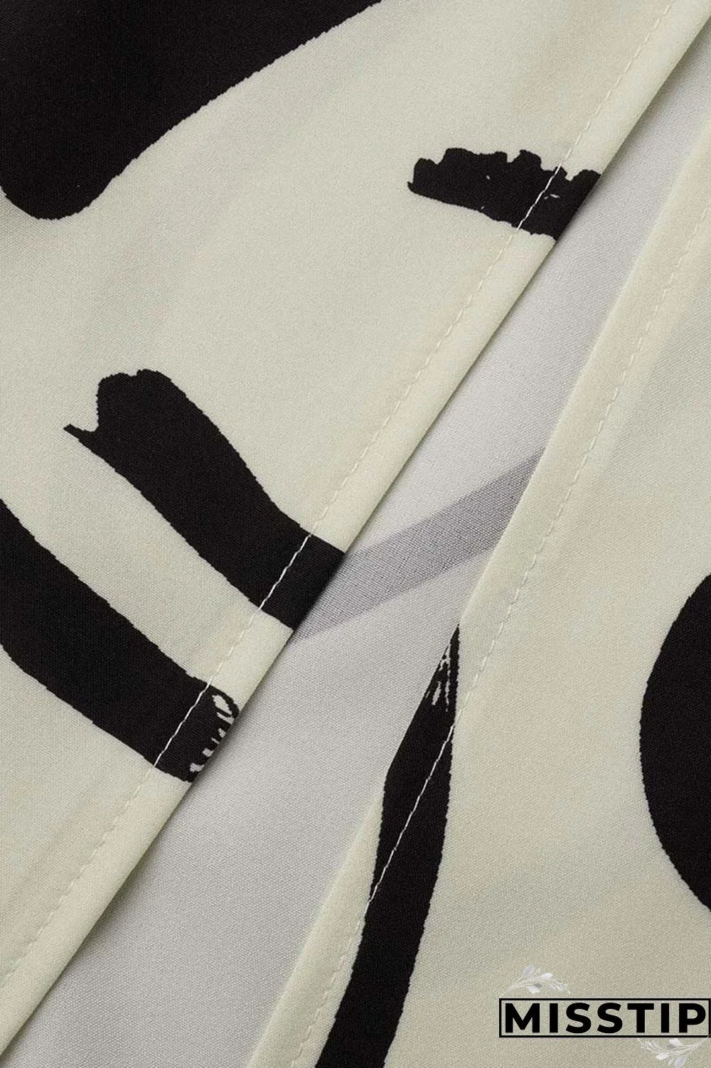 Orange Casual Print Patchwork V Neck Long Sleeve Two Pieces