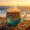 Best Gifts🔥 Unique Handcrafted Sea Glass Ocean Wave Mug🎁Free Gifts