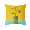 Green Plants Printed Home Living Creative Sofa Cushion Pillow Cover