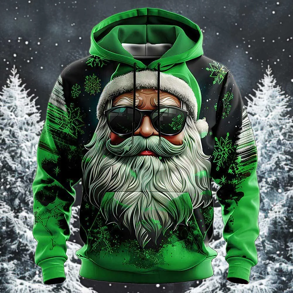 3D Print Christmas Ugly Hoodie-inspireuse