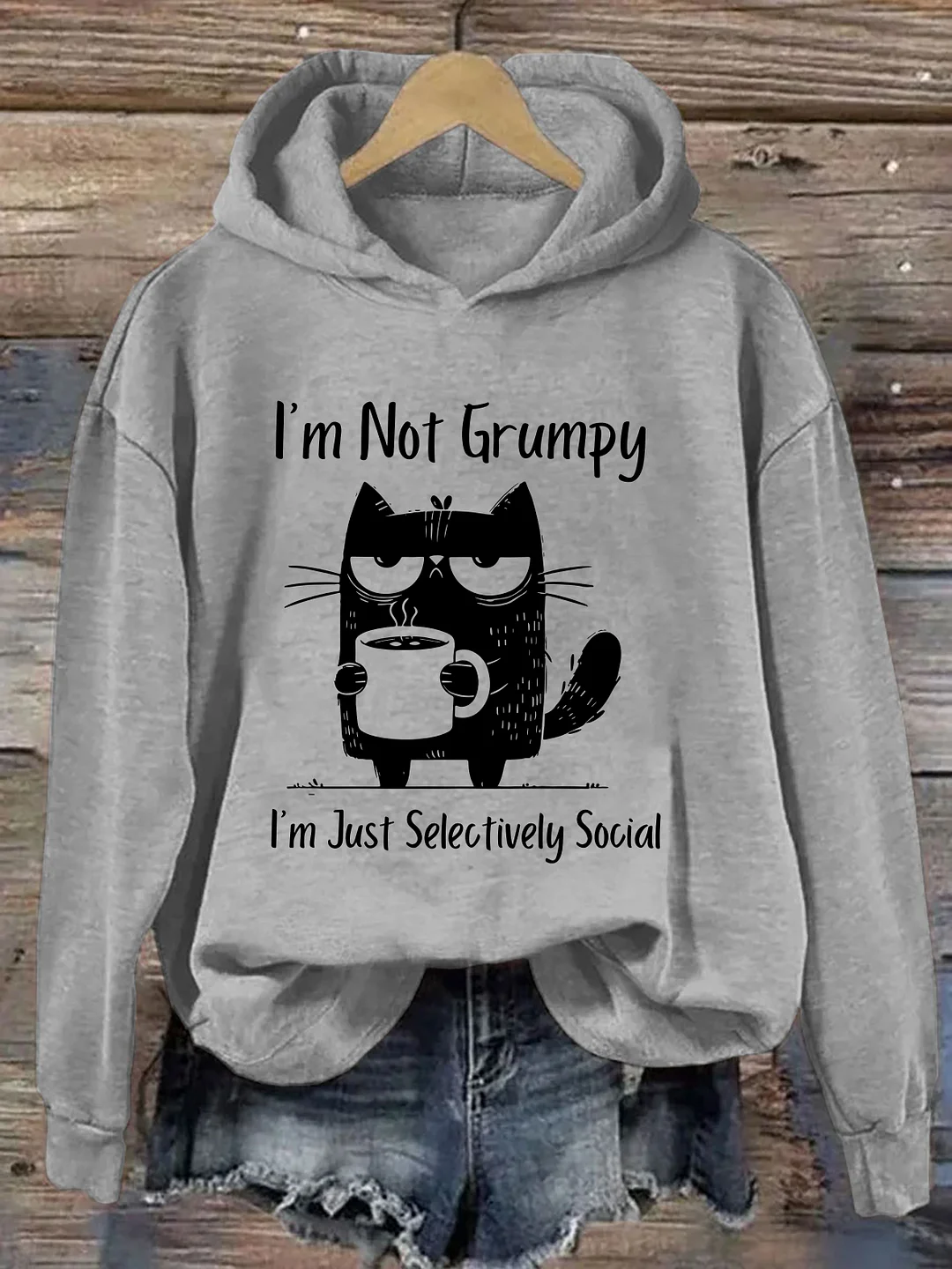 Funny Grumpy Cat Hoodie