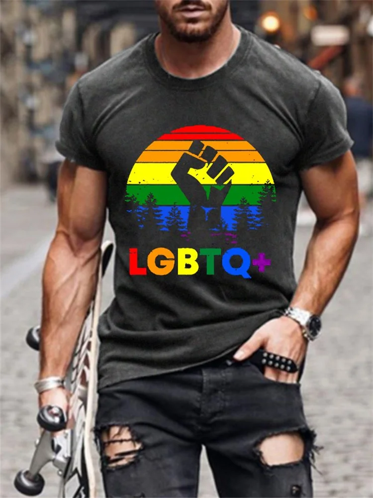 LGBTQ Fist Pride T Shirt