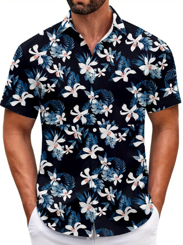 Hawaii West Coast Holiday Style Short Sleeves