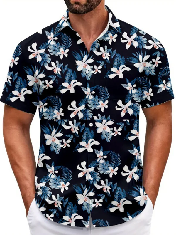 Hawaii West Coast Holiday Style Short Sleeves